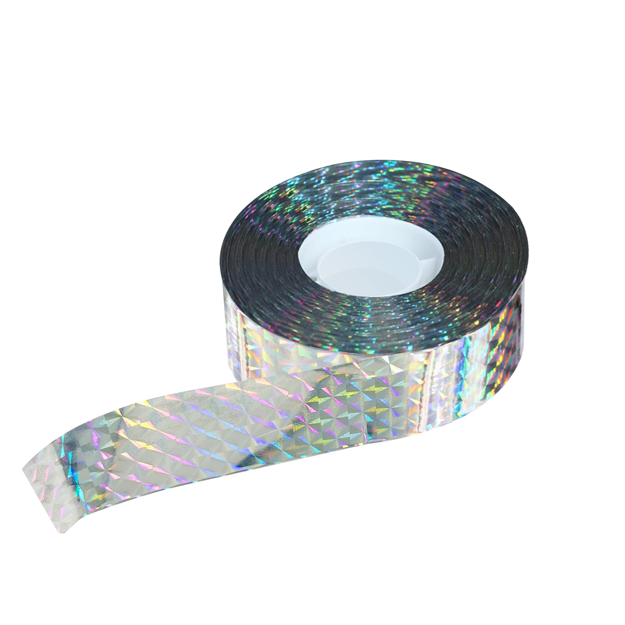 KOKMEYA bird scare tape double-sided reflective deters sparrows in bright sunlight.