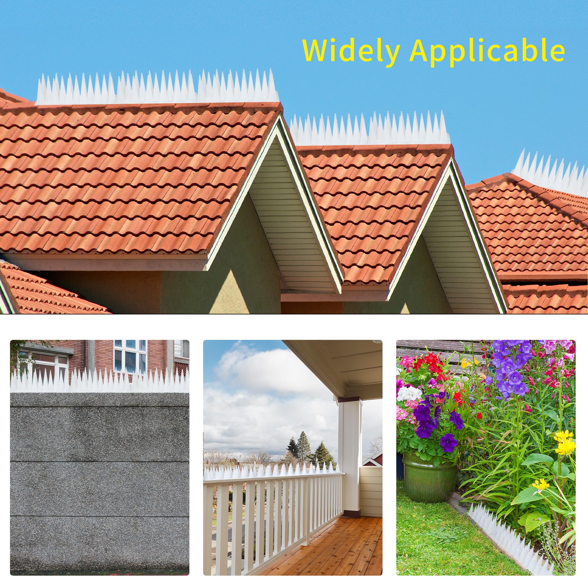 KOKMEYA Spikes ideal for gardens, balconies, fences and more.