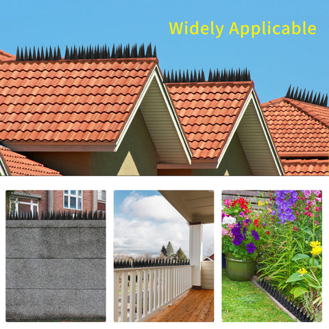KOKMEYA Durable plastic spikes resist deformation under sun and weather.