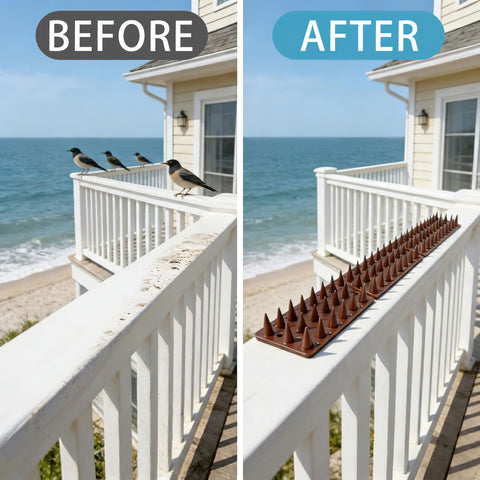 KOKMEYA polypropylene spikes suitable for indoor and outdoor use.