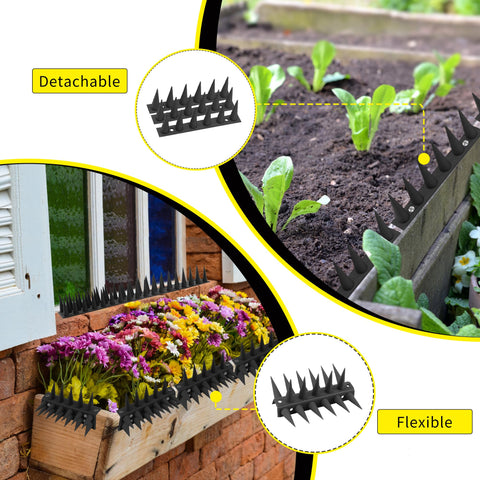 KOKMEYA Spikes top design prevents nesting and keeps outdoor areas quieter.