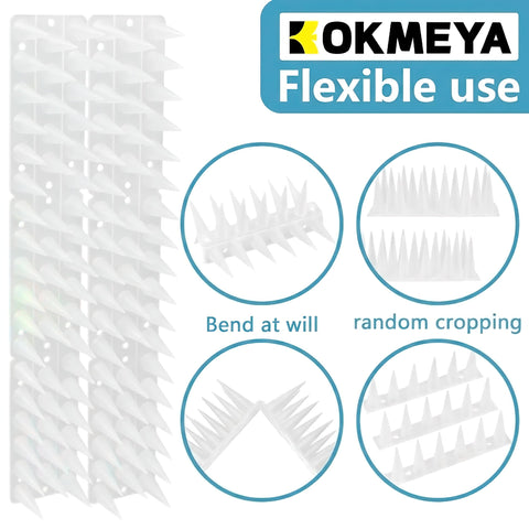 KOKMEYA Bird Spikes remove safely without damaging surfaces.