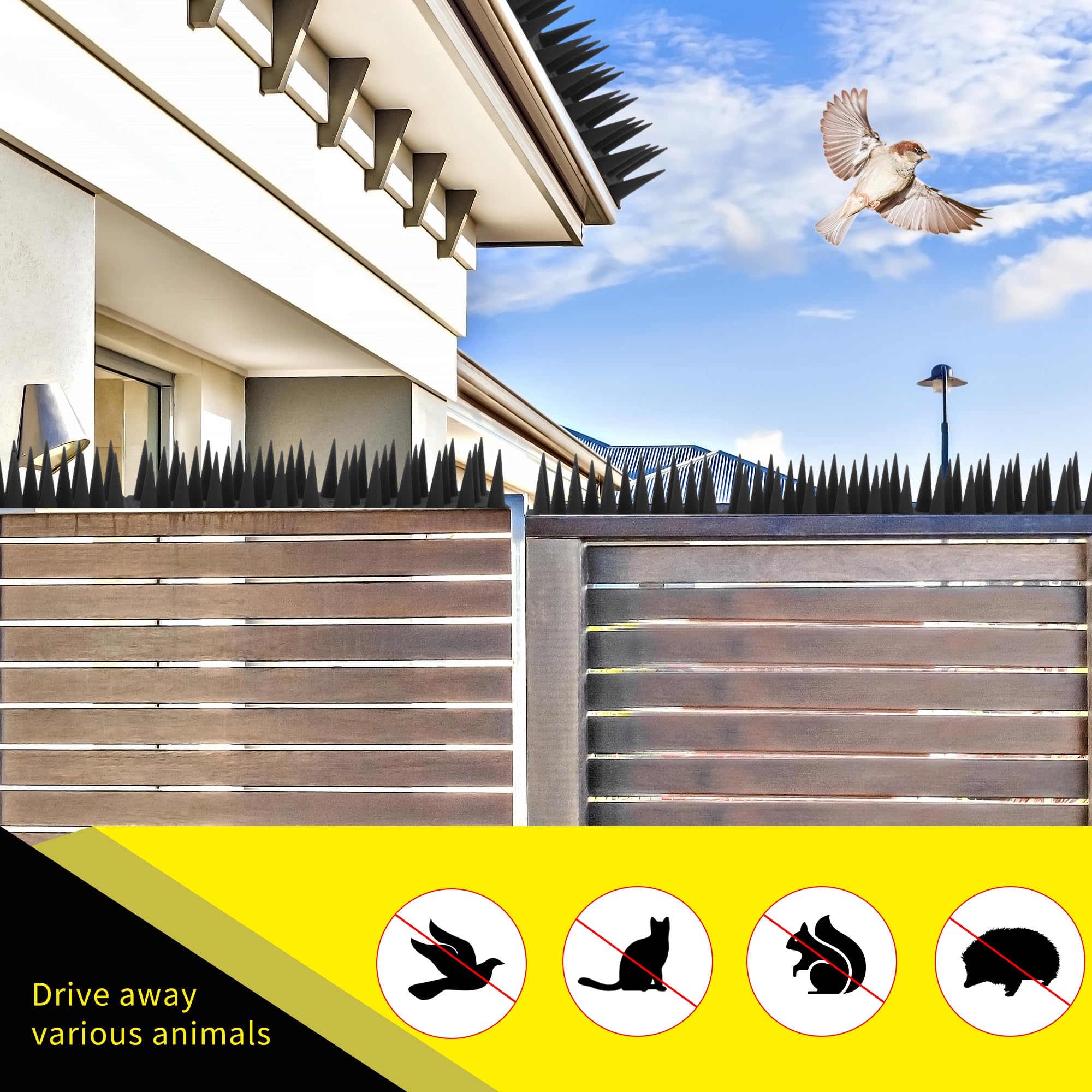 KOKMEYA Color options black brown clear blend with exterior decor.