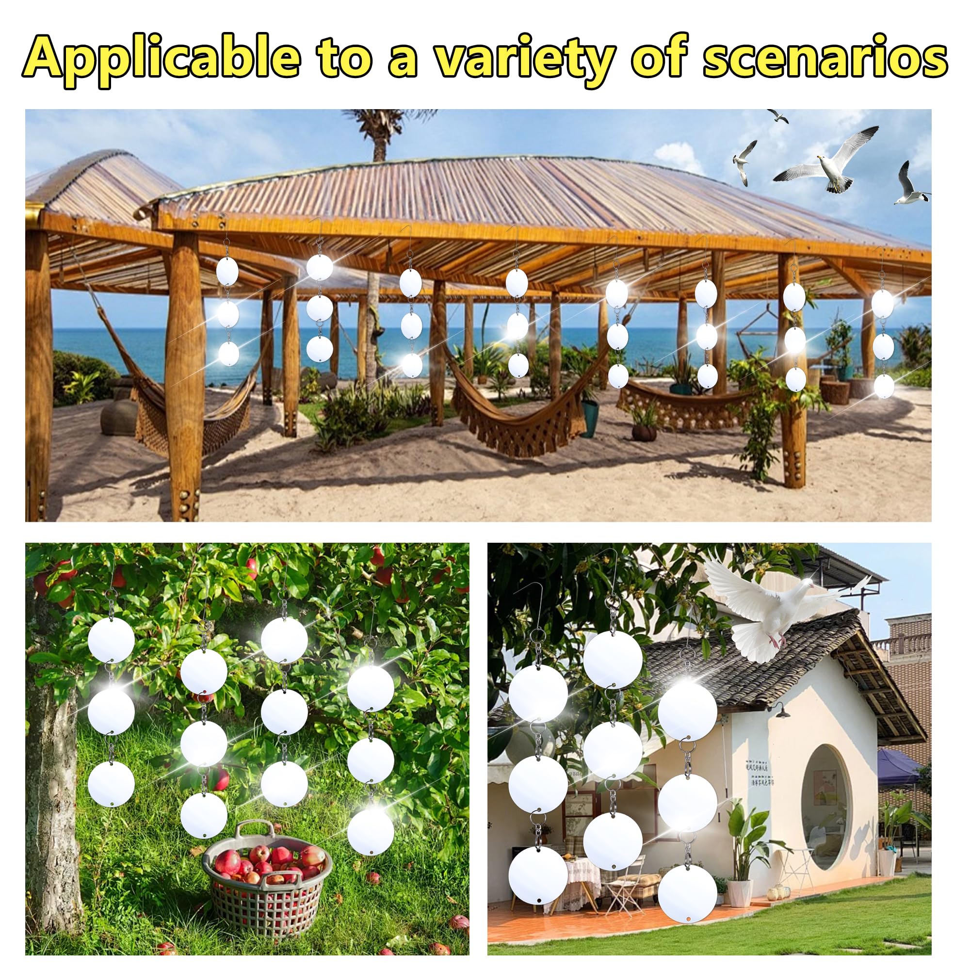 KOKMEYA easy-install hanging design saves time when hanging around homes
