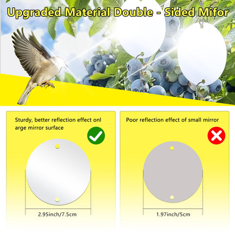 KOKMEYA suitable for garden, orchard, and porch areas to keep birds away
