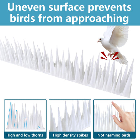 KOKMEYA UV-resistant bird spikes for weather resistance