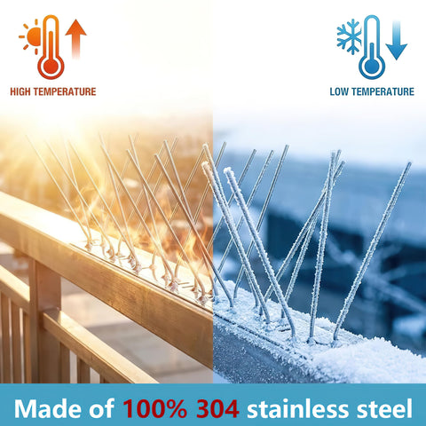 KOKMEYA window sill bird spikes protect surfaces from droppings