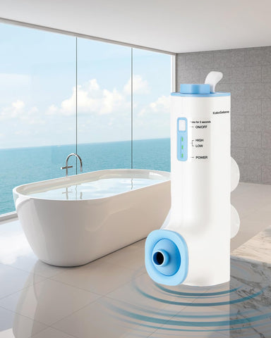 KokoSelene multidirectional jets provide soothing hydro-massage across shoulders and lower back.