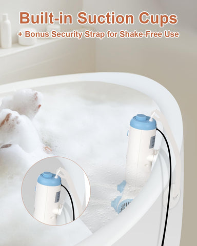 KokoSelene bathtub spa turns baths into a personal retreat.