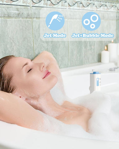 KokoSelene soft bubbles mode creates a gentle caress during evening baths.