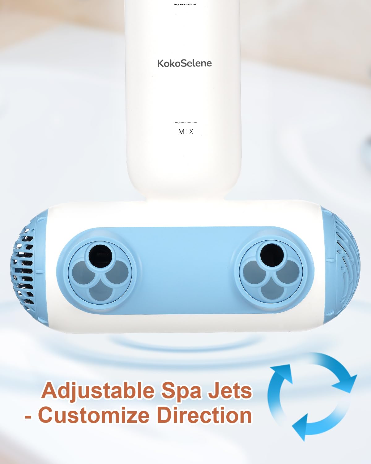 KokoSelene IP67 waterproof design with a 13ft cord promotes safe placement.