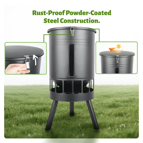 KOL smooth cylinder design for easy cleaning