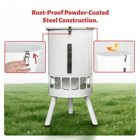 KOL 50LB gravity-flow design delivering steady feed