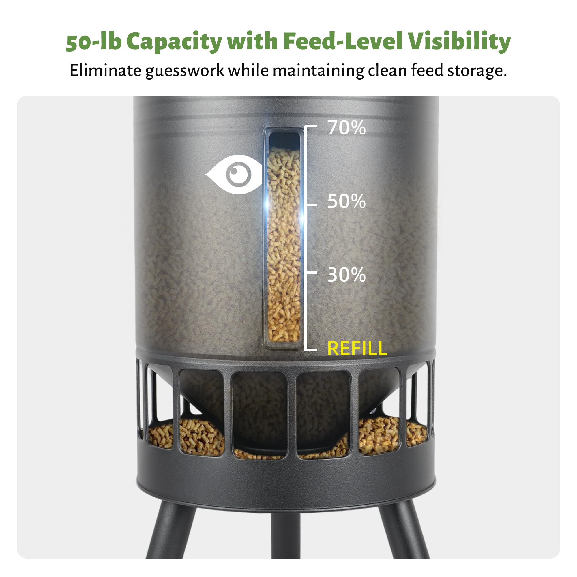 KOL rust-proof powder-coated steel for outdoor coops
