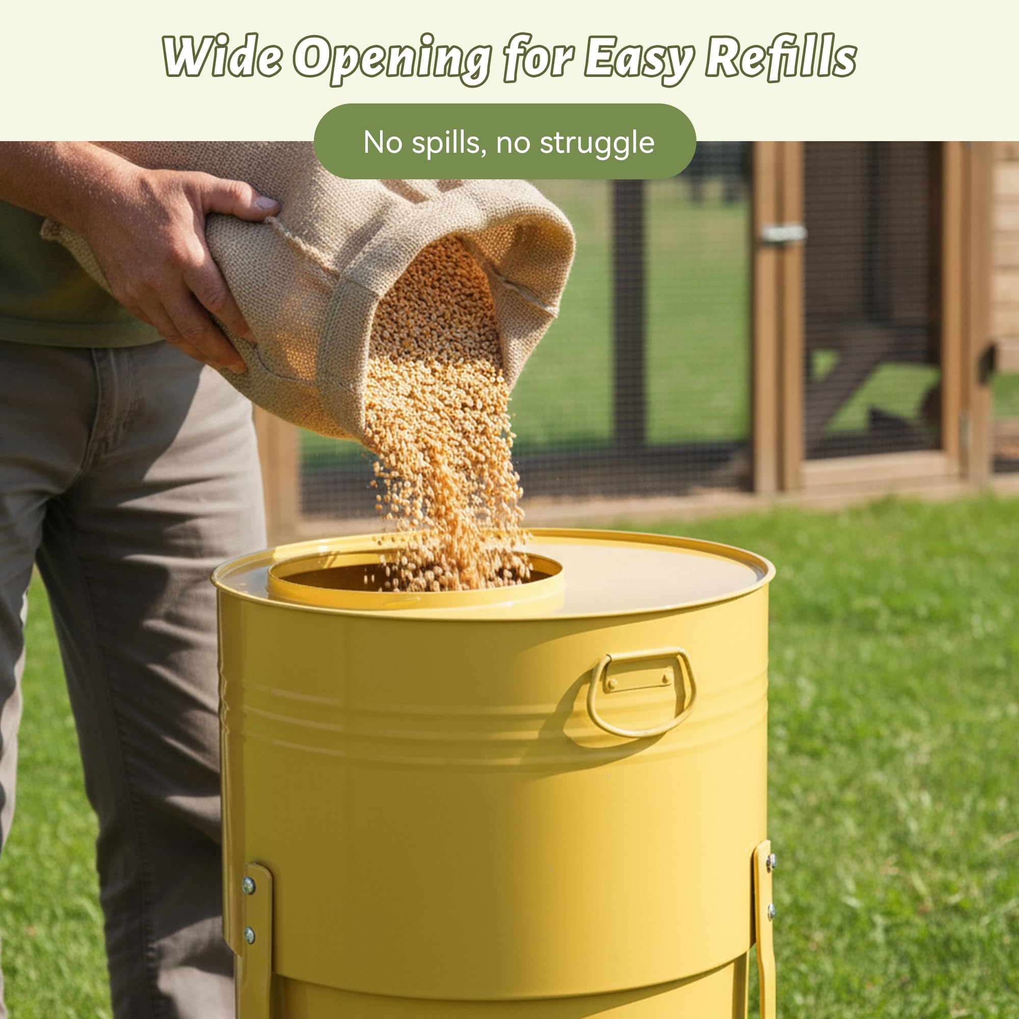 KOL tripod base provides stable placement on uneven ground.