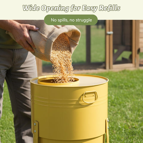 KOL tripod base provides stable placement on uneven ground.