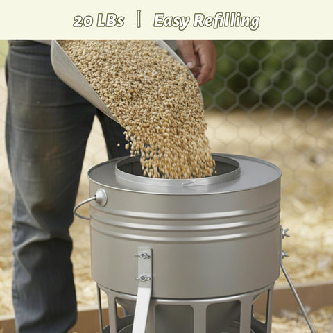 KOL feeder with 5mm legs and tripod base for stability.