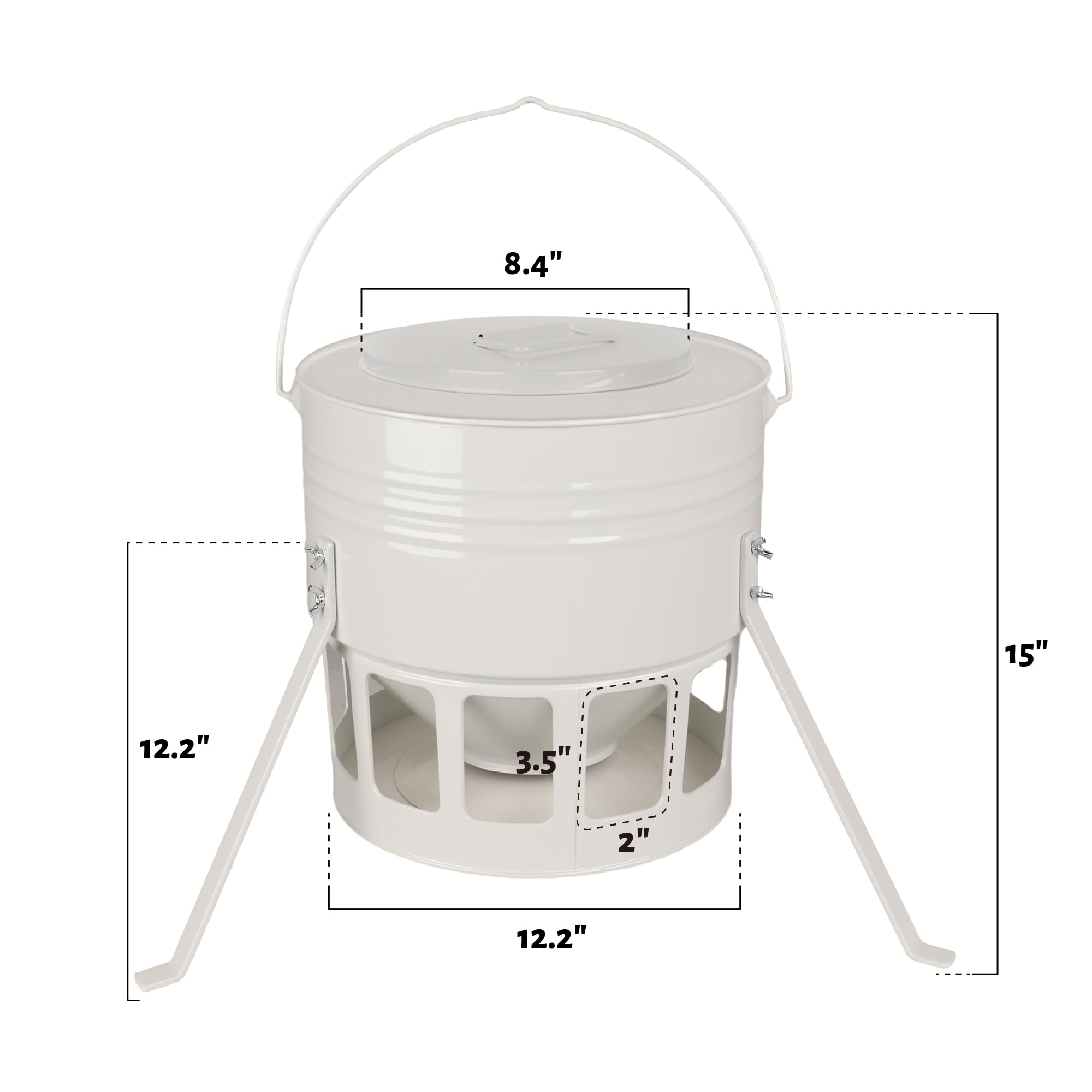 Easy to move with a handle for quick repositioning.