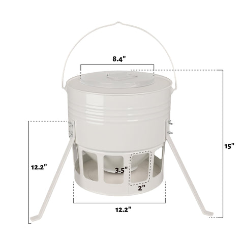 Easy to move with a handle for quick repositioning.