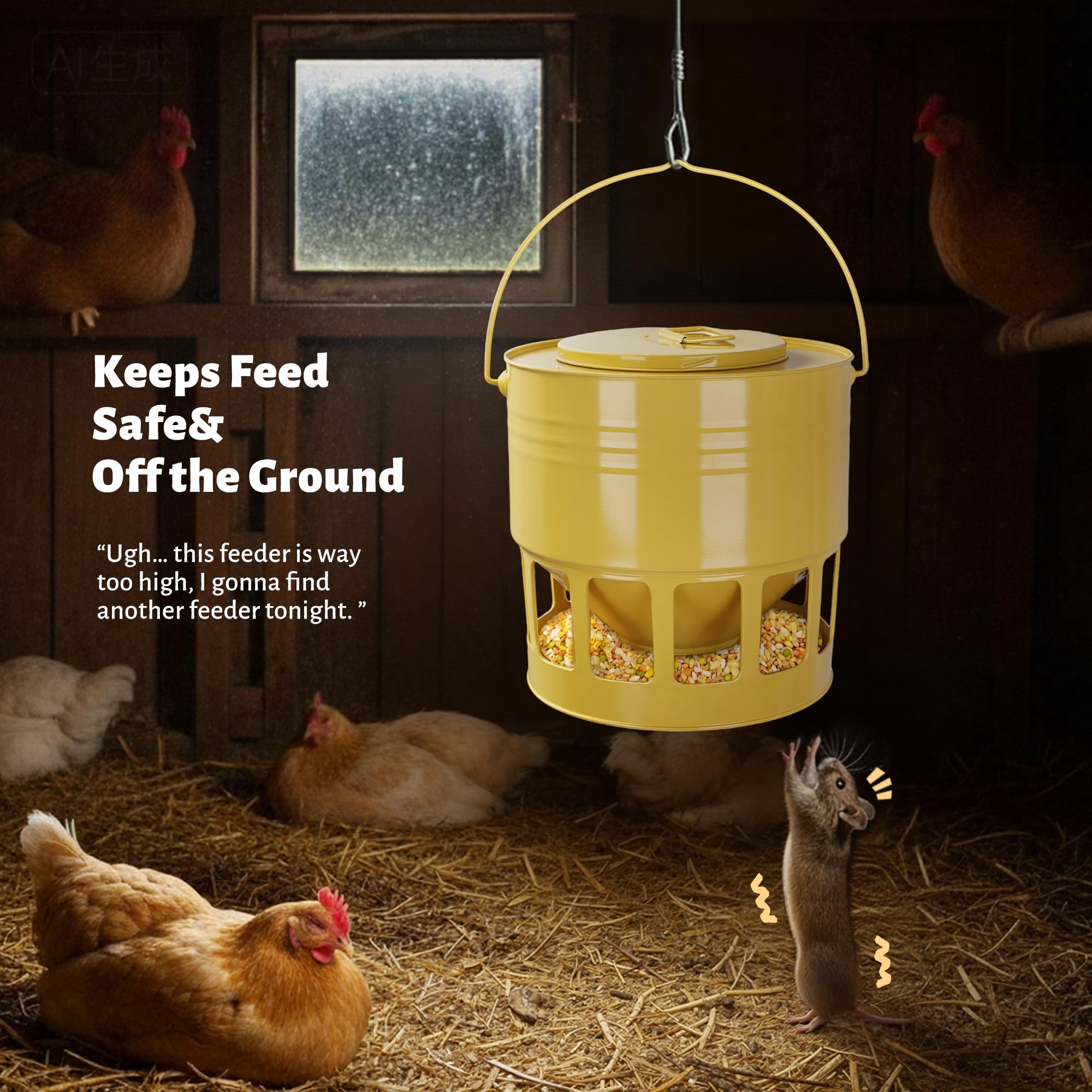 KOL durable finish adds style and longevity to your coop.