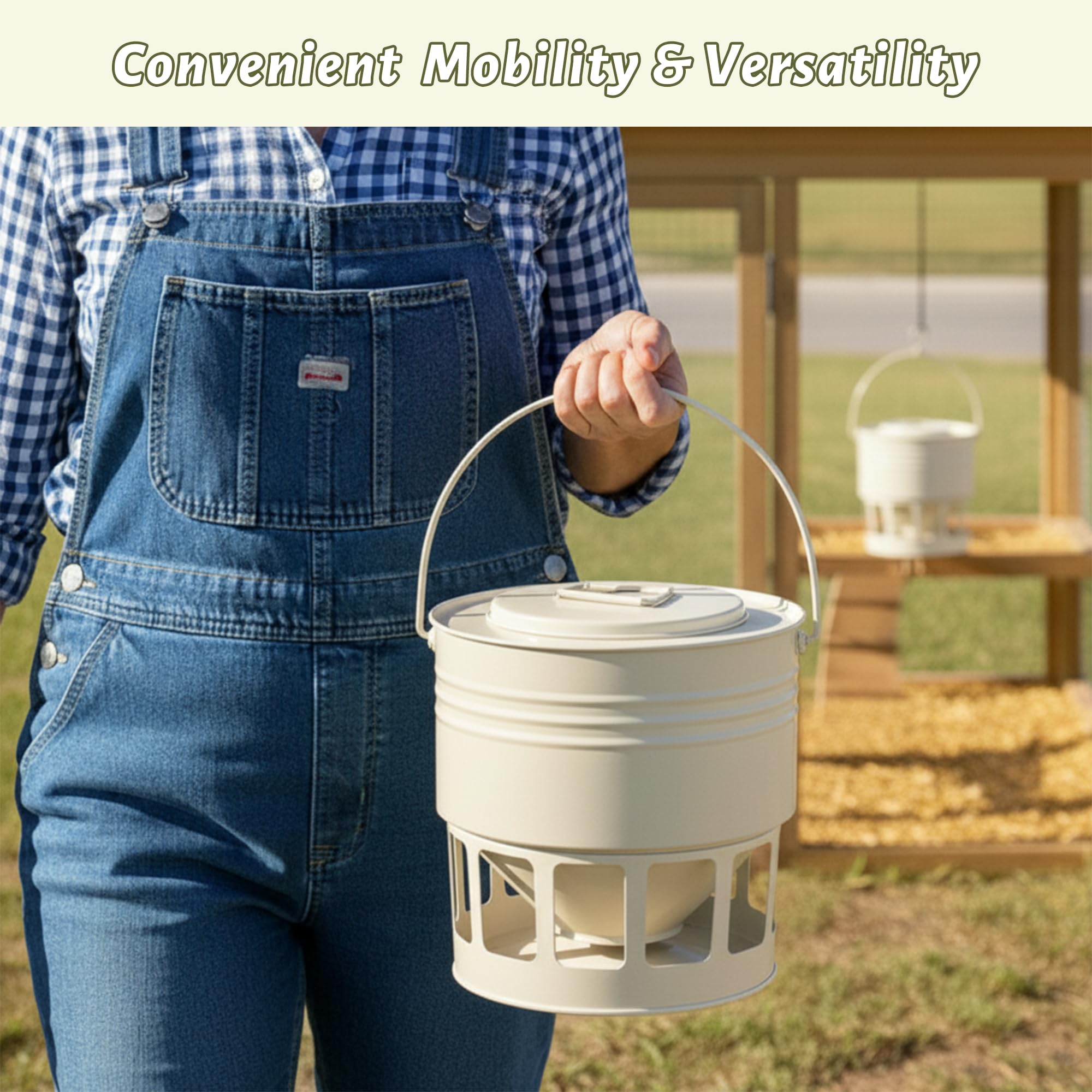 KOL rust-proof coating withstands weather and rough coop use