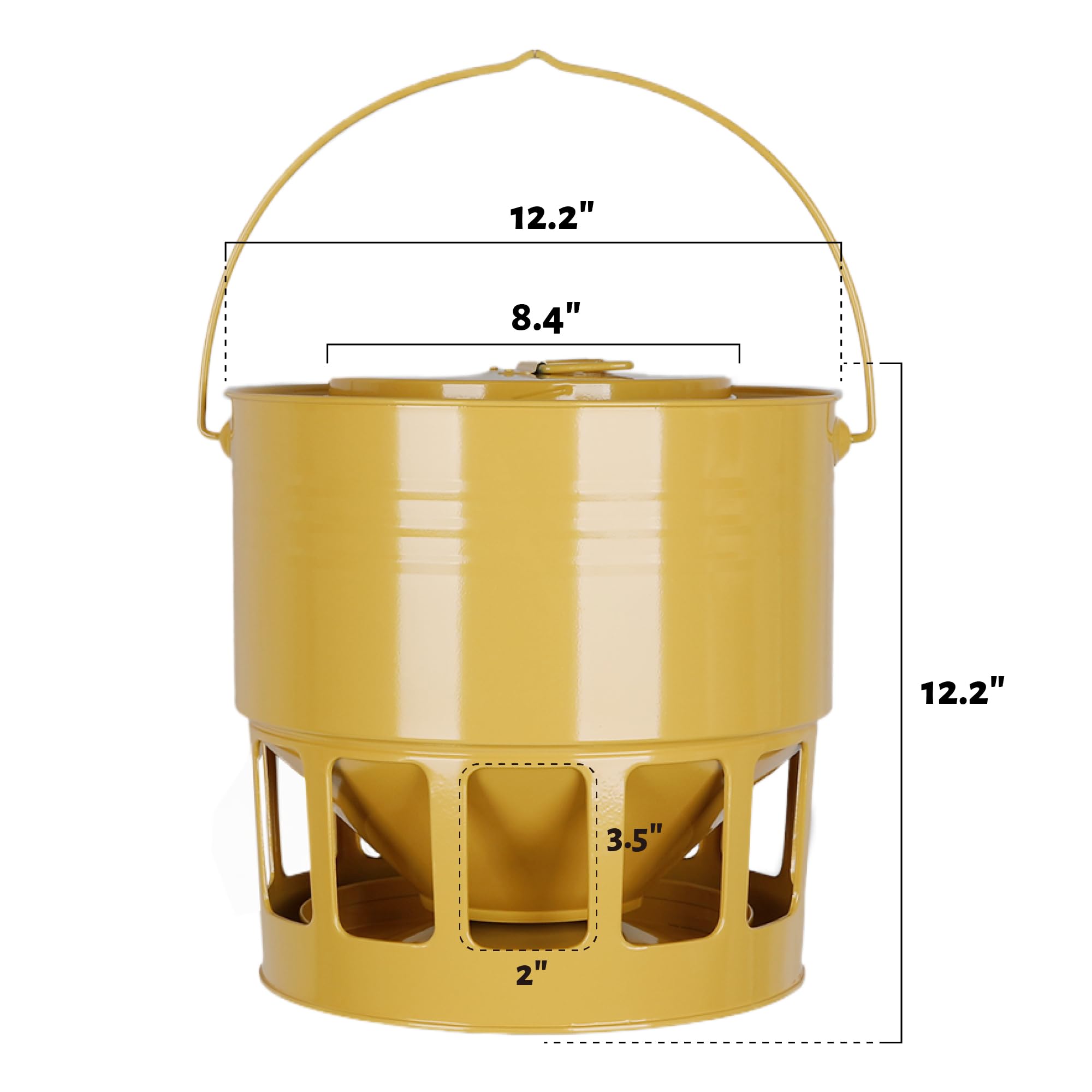 KOL wide-mouth opening allows quick, mess-free refills.