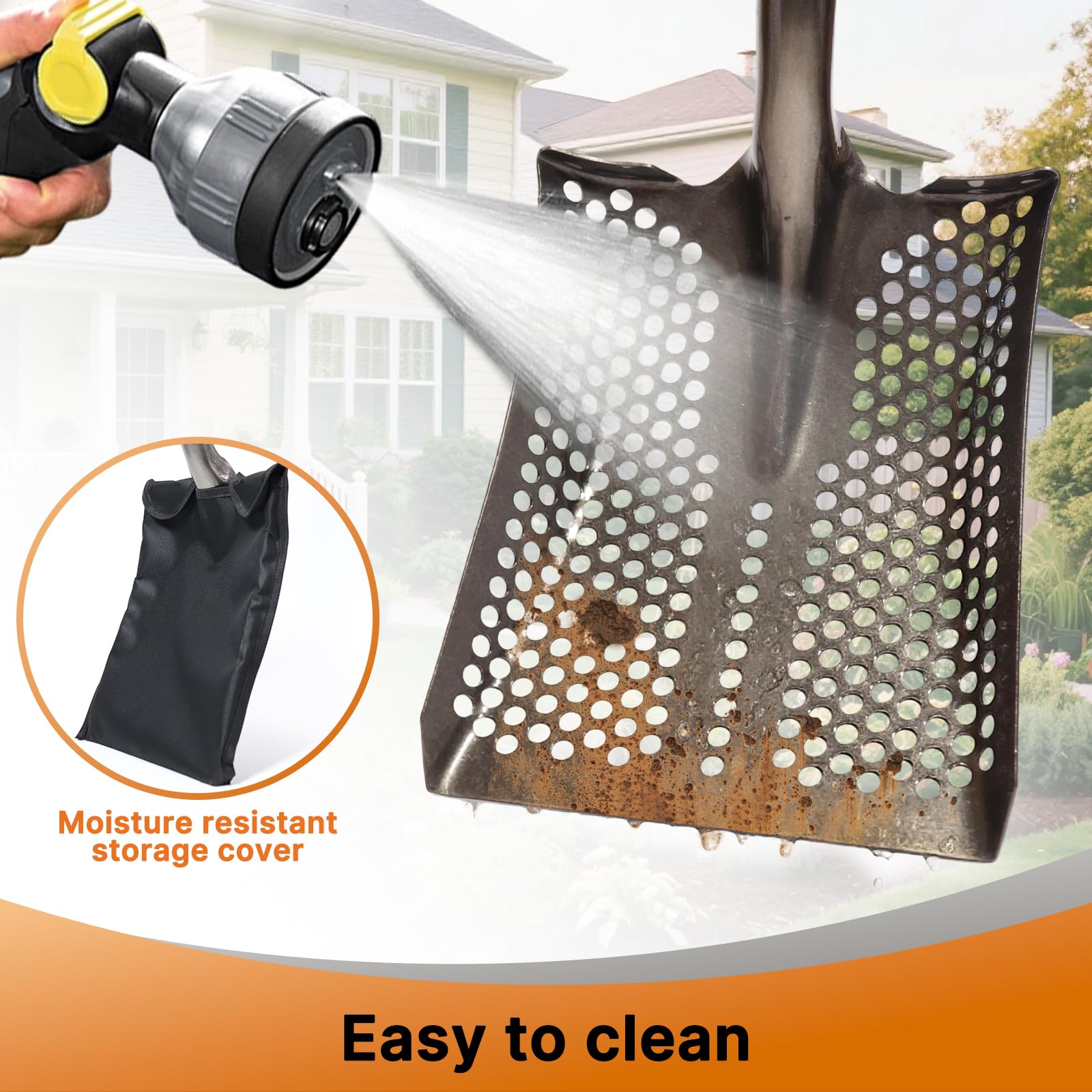 KOLEIYA beach rock removal shovel ideal for quick cleanup
