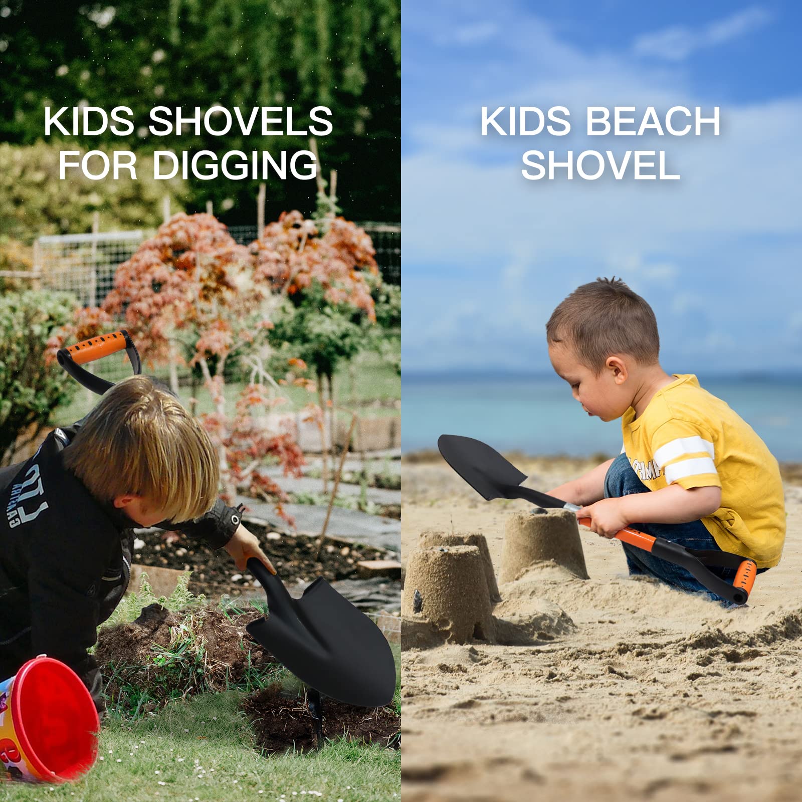 KOLEIYA Kids Shovel beach digging suited for sand castles.
