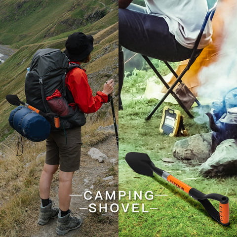 KOLEIYA Kids Shovel durable head withstands hard objects.