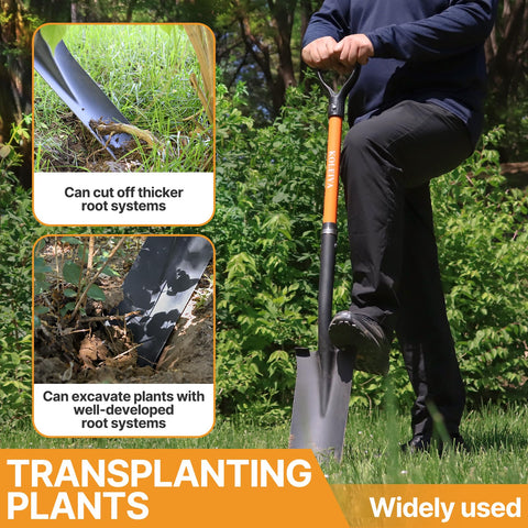 KOLEIYA sharp shooter blade close-up for precise digging in tight spaces.