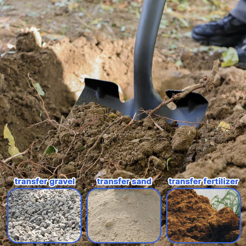 KOLEIYA shovel anti-slip sleeves ensuring secure grip during use