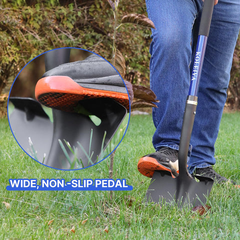 KOLEIYA shovel wide foot pedals for enhanced leverage