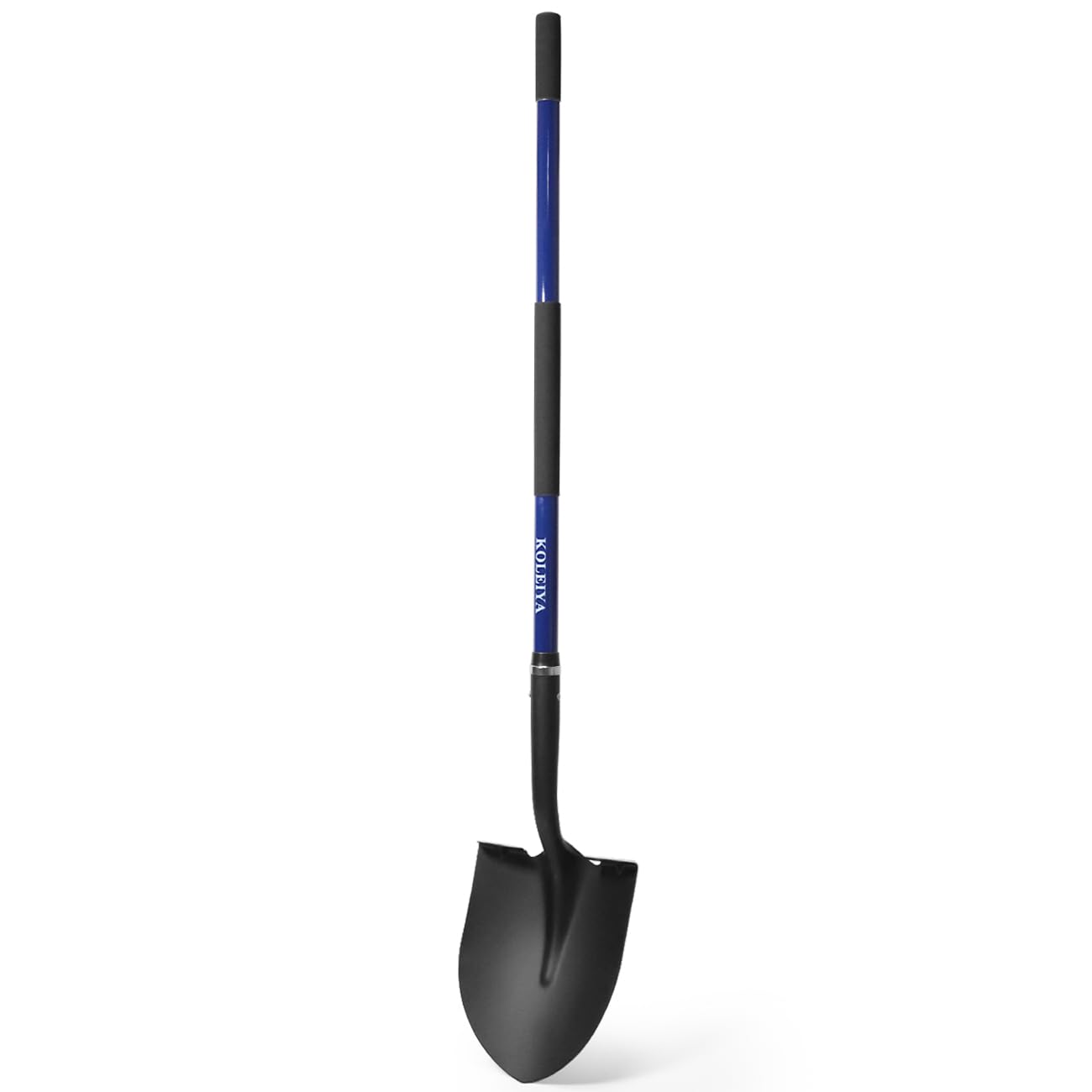 KOLEIYA shovel steel blade close-up for durable digging in tough soil
