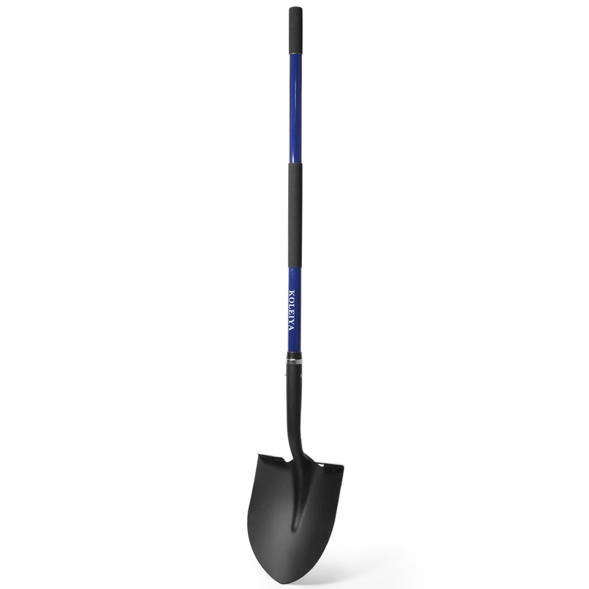 KOLEIYA shovel steel blade close-up for durable digging in tough soil