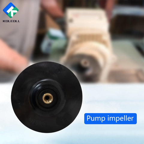 KOLEOLL 073130 impeller material close-up demonstrates corrosion-resistant composition.