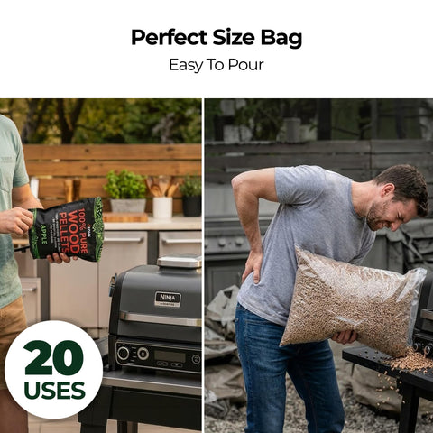 Open resealable Kona bag shows easy storage after use.