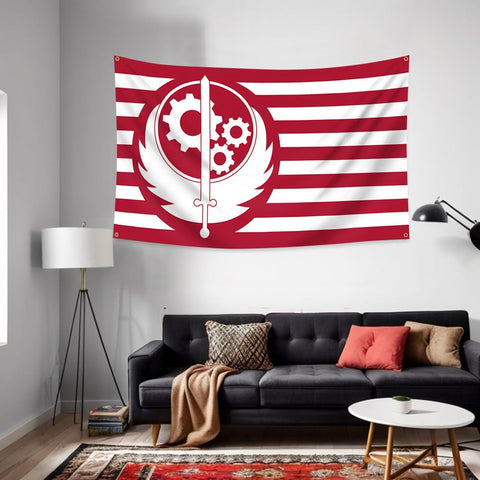 Durable 150D polyester texture of Konern flag for long-lasting use
