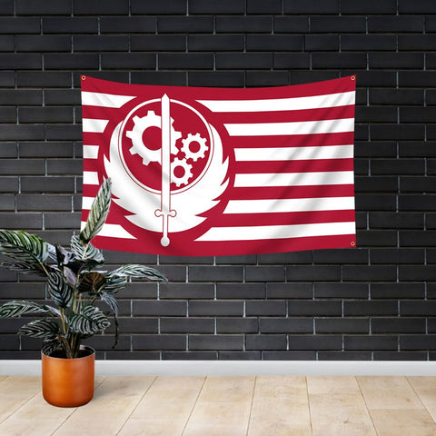 Vivid red tones on Konern flag deliver high visibility