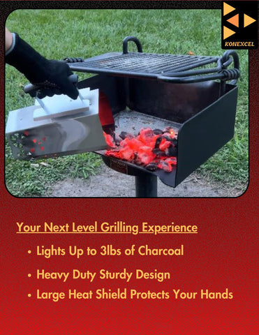Konexcel fire starters burn up to 10 minutes each in wind
