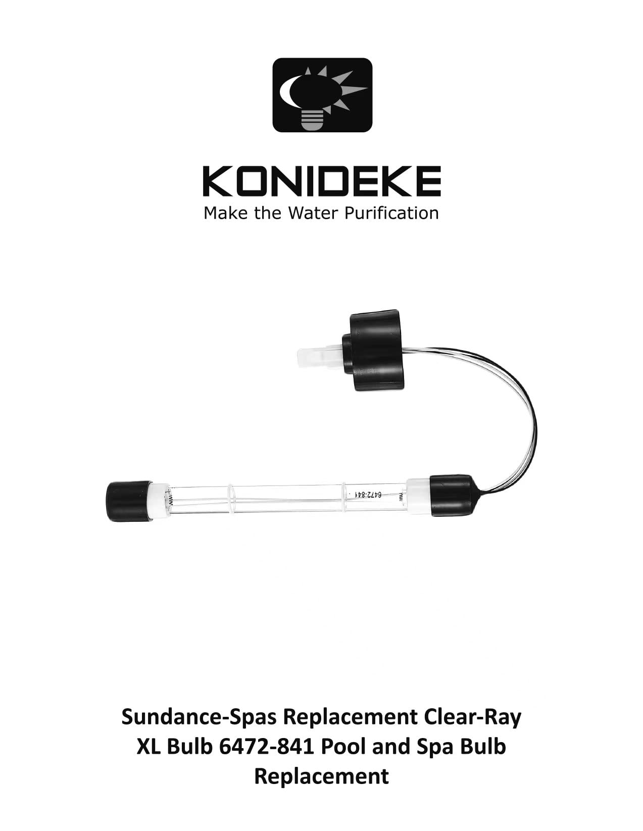 Konideke Sundancee-Spas bulb 6472-857 with gasket ready for quick replacement