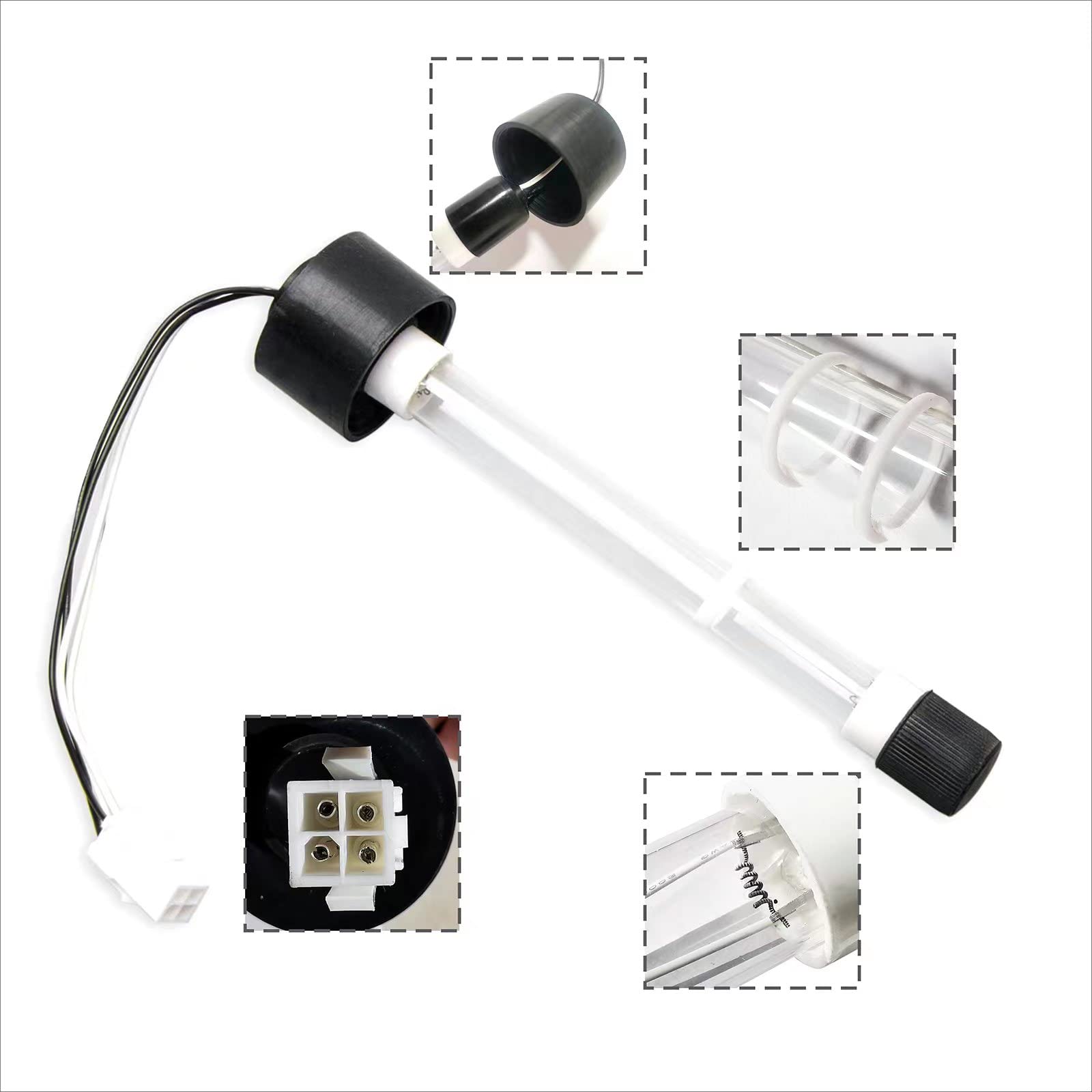 Konideke UVL-3LRK-1 bulb installed in a Jacuzzi spa for consistent brightness