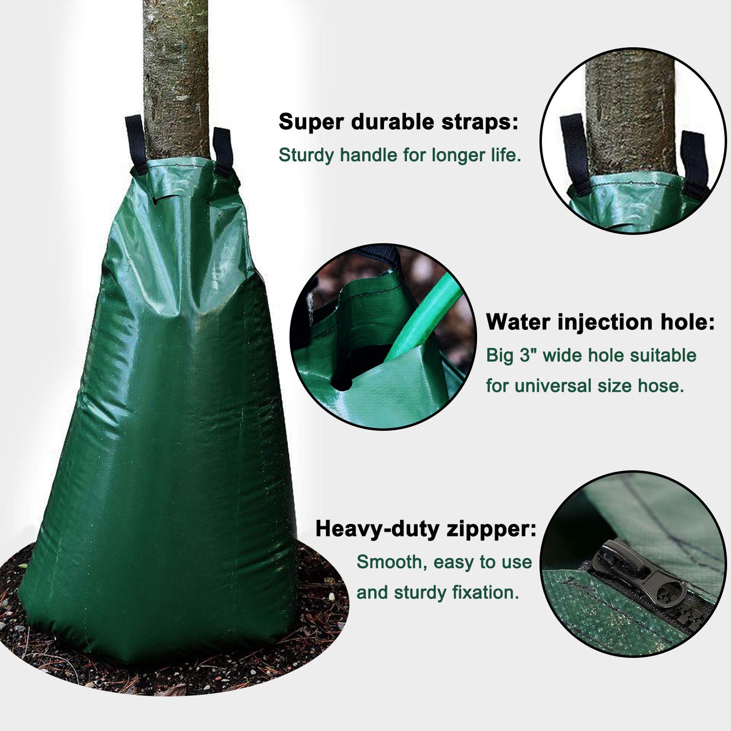 KONIGEEHRE wide-fill hole enables quick hose connections.