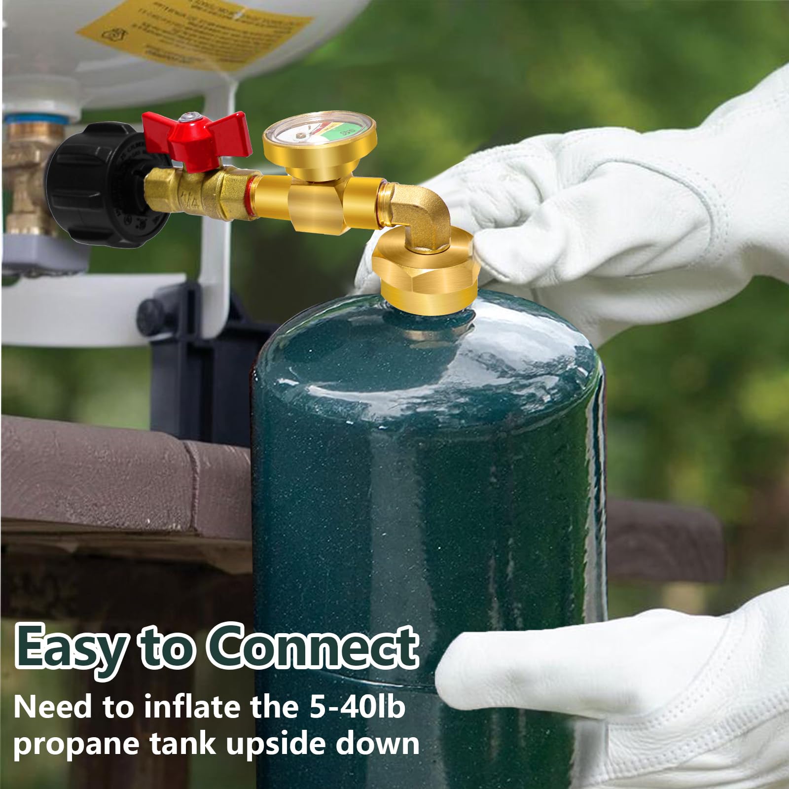 Konros easy-connect design allows rapid setup from large tanks to 1 lb bottles.