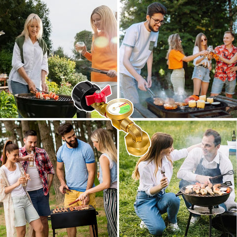 Konros quick-refill capability promises fast topping for camping or BBQ sessions.