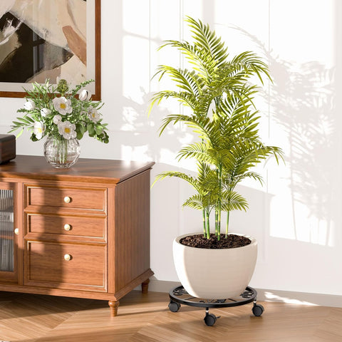 KOOKASHOP plant trolley suits indoor corners and outdoor patios for flexible placement.