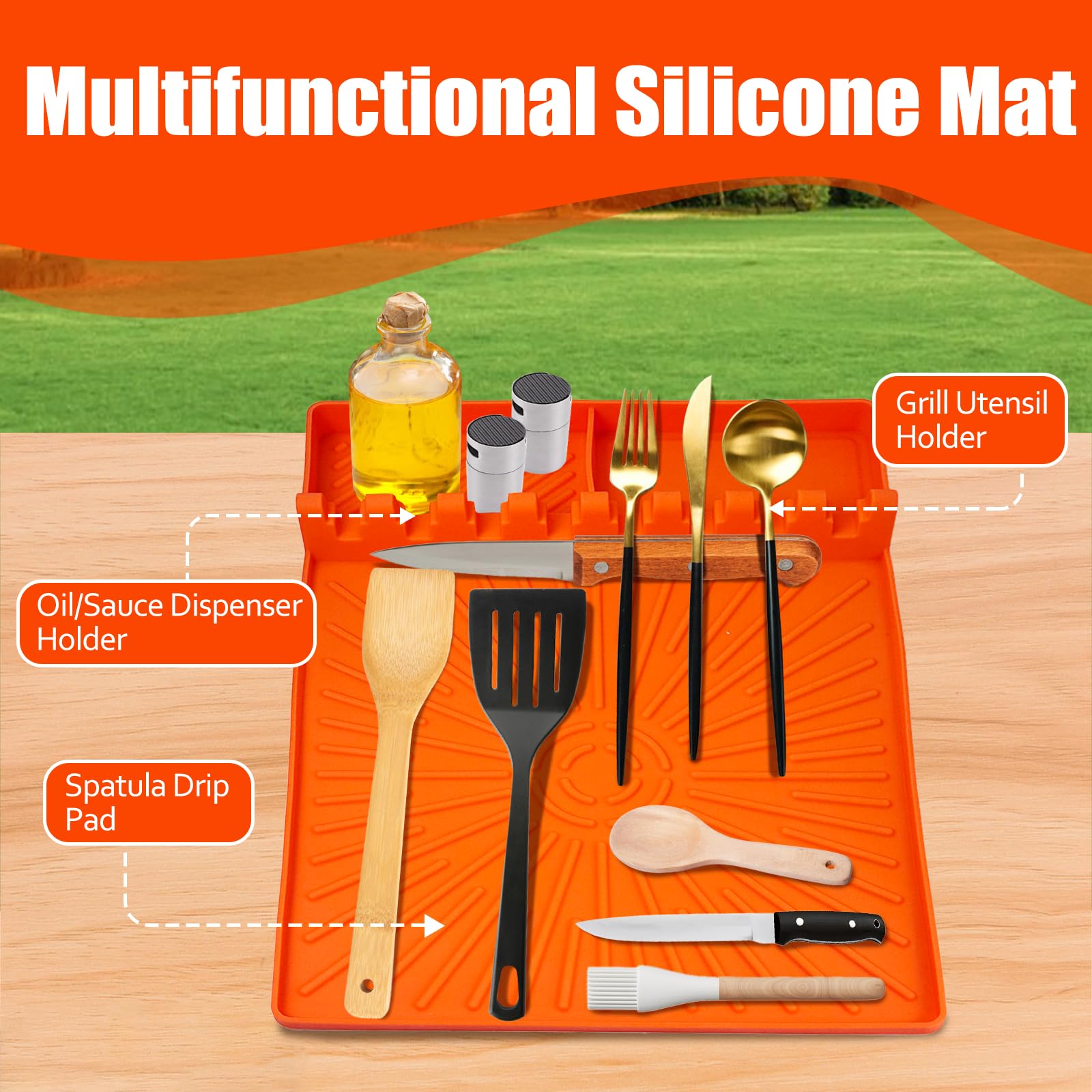 Koolstuffs heat-resistant mat withstands high temps near countertops