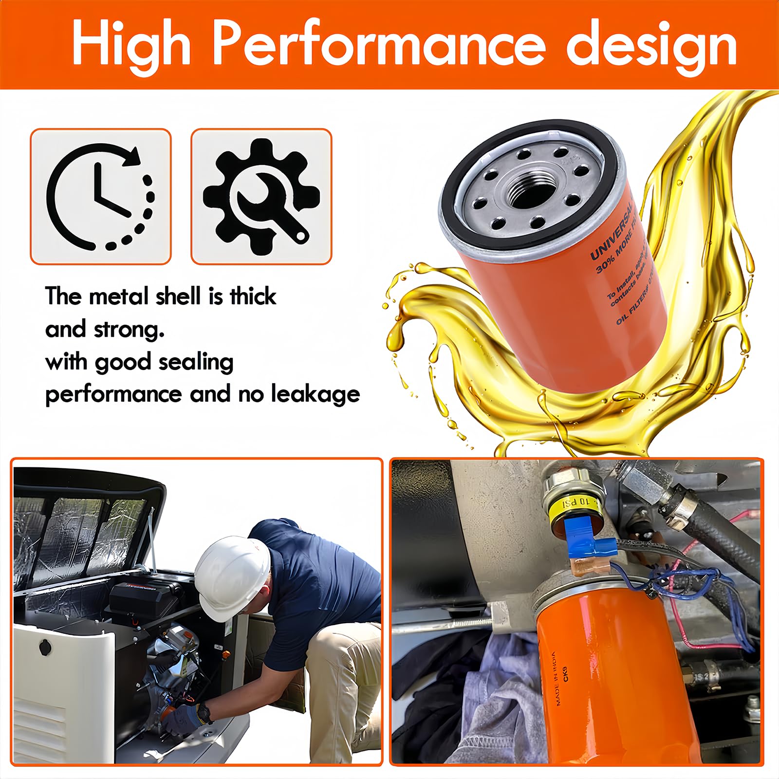 KOONDHEEND 6485 oil funnel included for tidy, mess-free oil changes.