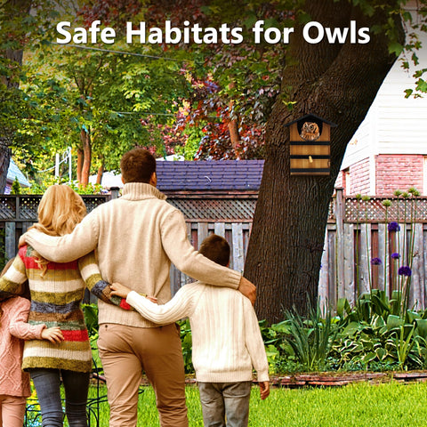 KOOPRO includes natural wood shavings; helps attract owls to settle in