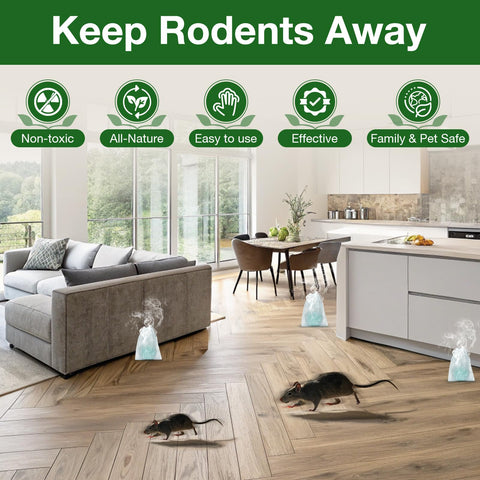 KOOSA natural plant-based ingredients shown to empower a safe pest deterrent with minty aroma.