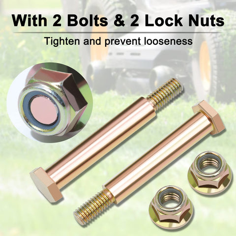 KOOTANS deck wheels lock nuts ensure stable operation during mowing.
